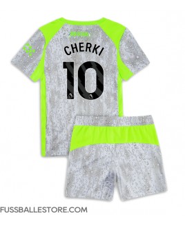 Günstige Manchester City Rayan Cherki #10 3rd trikot Kinder 2025-26 Kurzarm (+ Kurze Hosen)